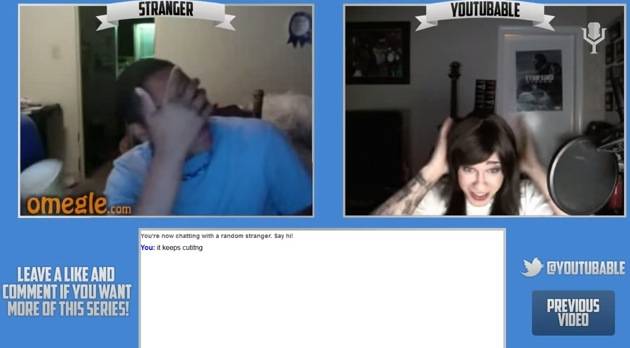 Omegle insecure teen with